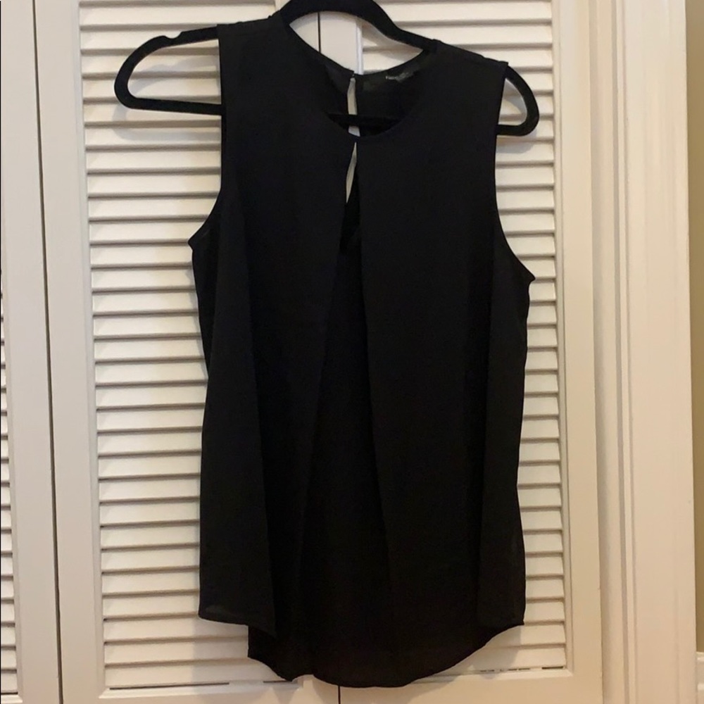 Black Tank Blouse